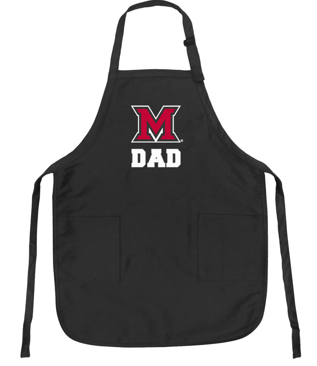 Miami University Apron Official Miami Of Ohio Aprons - Stain Resistant Fabric