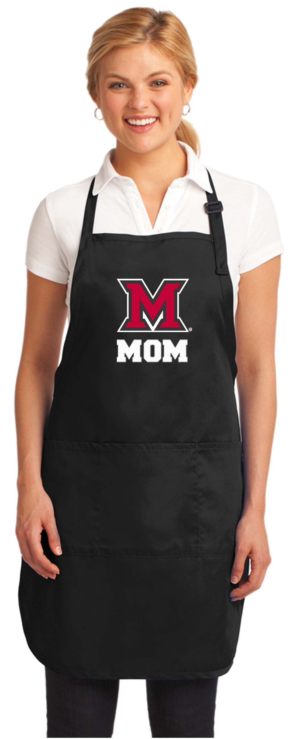 Miami University Apron Official Miami Of Ohio Aprons - Stain Resistant Fabric