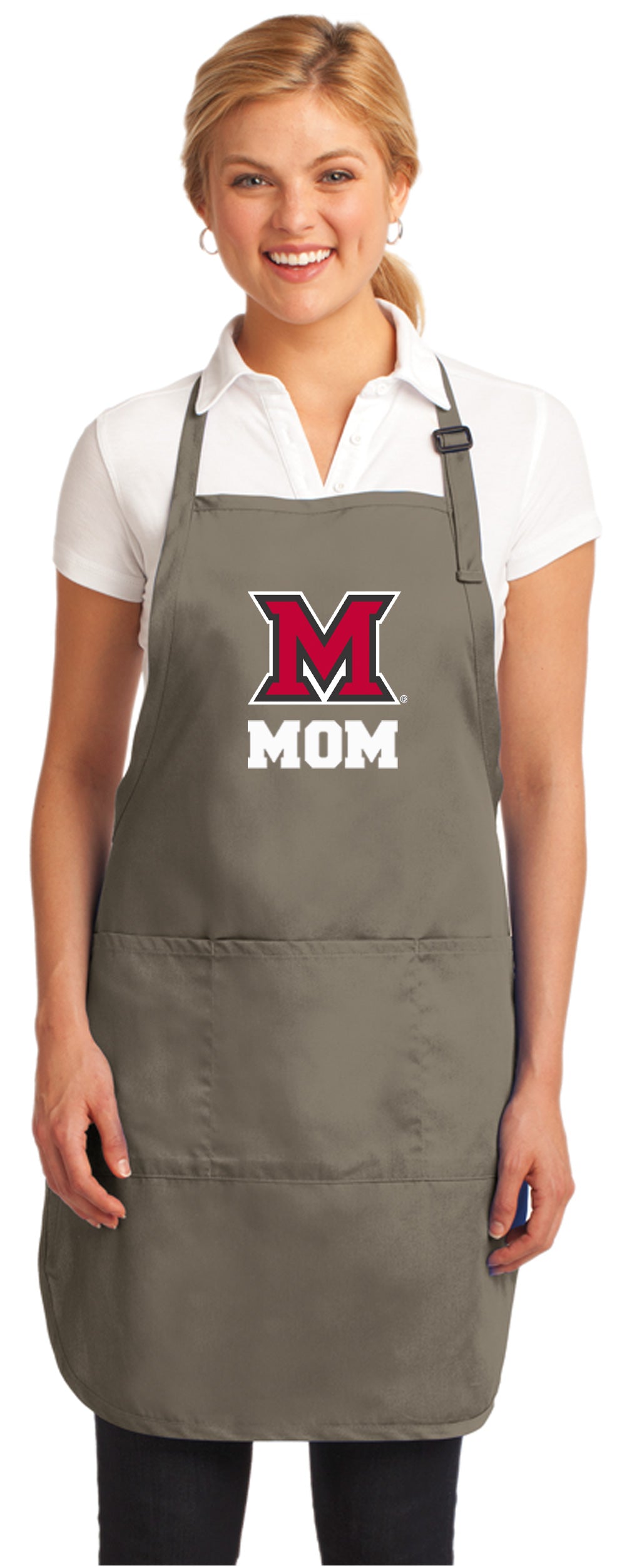 Miami University Apron Official Miami Of Ohio Aprons - Stain Resistant Fabric