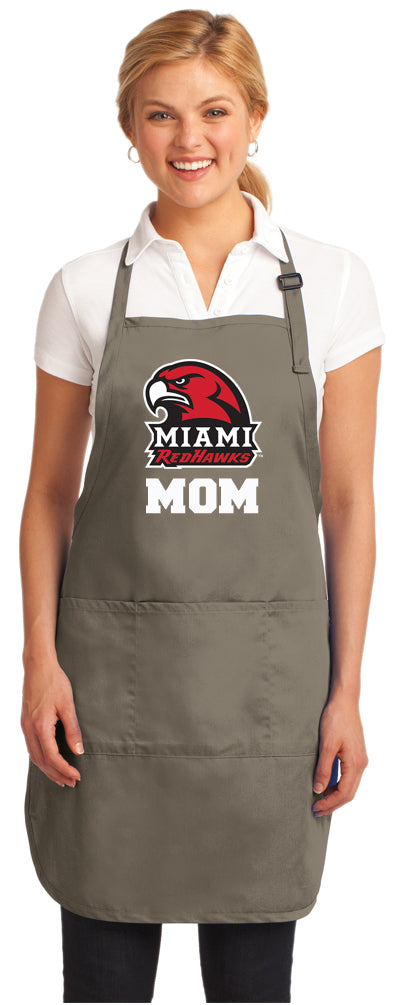 Miami University Apron Miami University RedHawks Apron - Stain Resistant Fabric