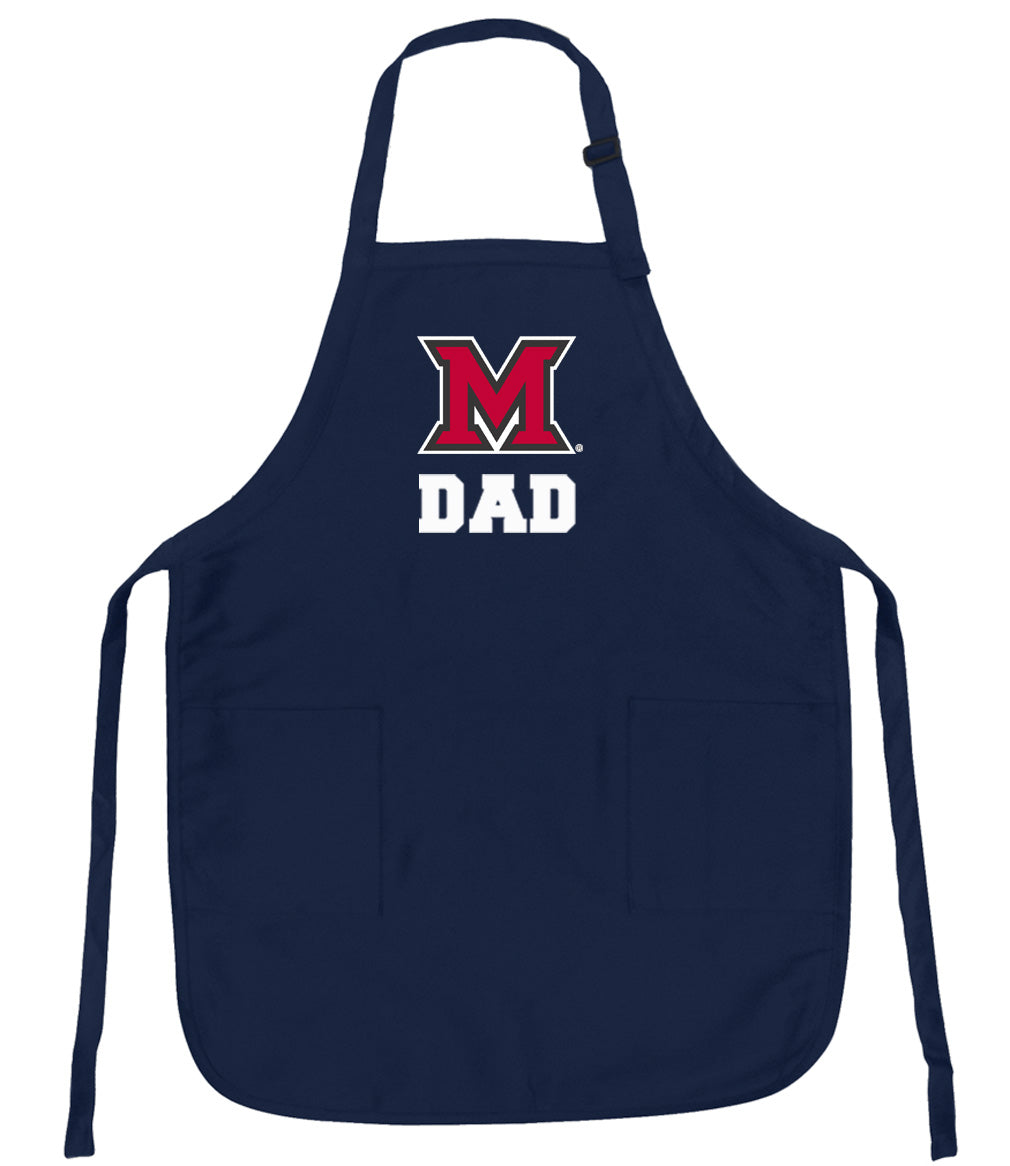 Miami University Apron Official Miami Of Ohio Aprons - Stain Resistant Fabric