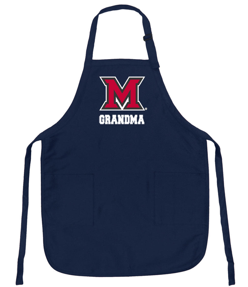 Miami University Apron Official Miami Of Ohio Aprons - Stain Resistant Fabric