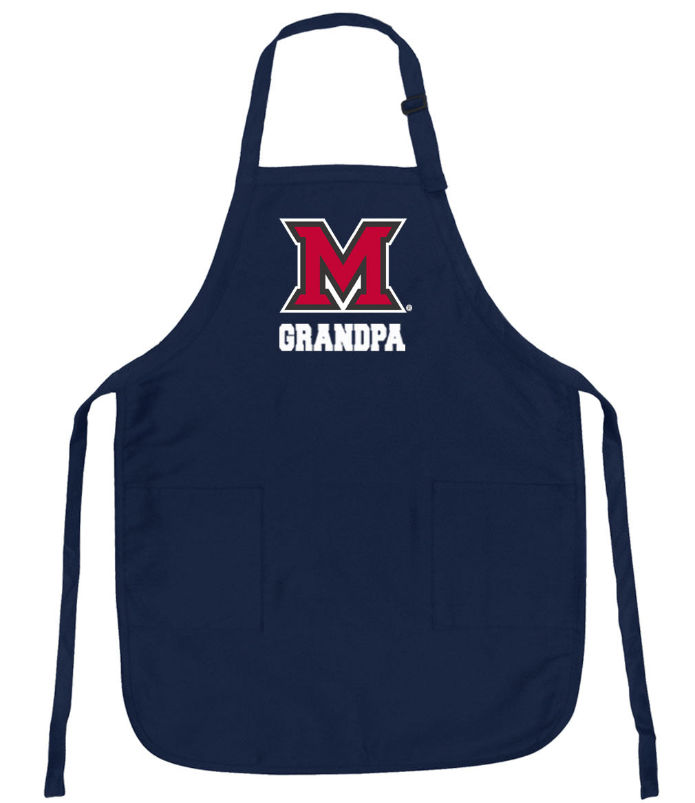 Miami University Apron Official Miami Of Ohio Aprons - Stain Resistant Fabric