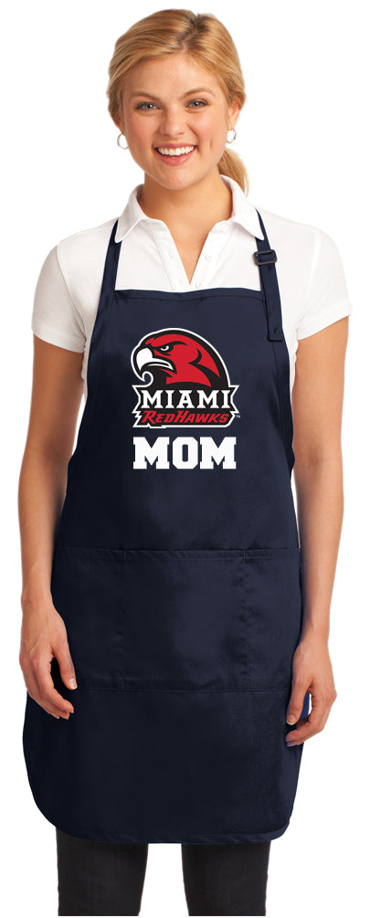 Miami University Apron Miami University RedHawks Apron - Stain Resistant Fabric