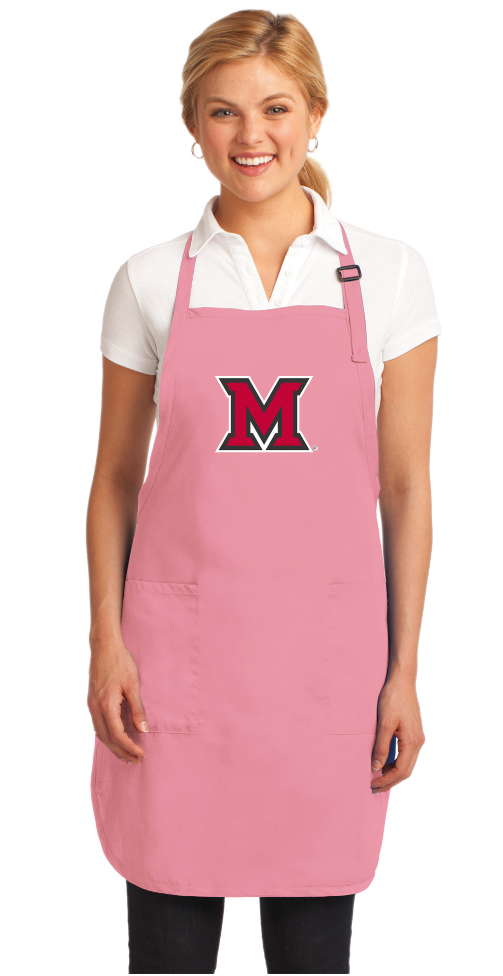 Miami University Apron Official Miami Of Ohio Aprons - Stain Resistant Fabric