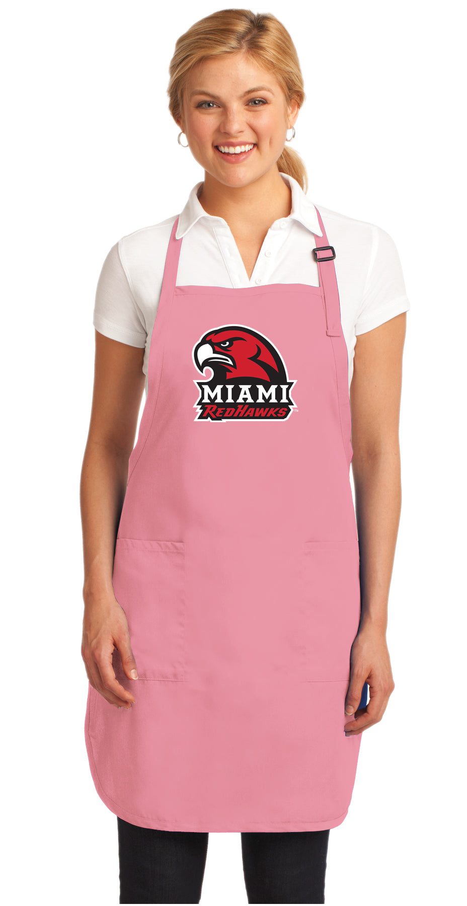 Miami University Apron Miami University RedHawks Apron - Stain Resistant Fabric