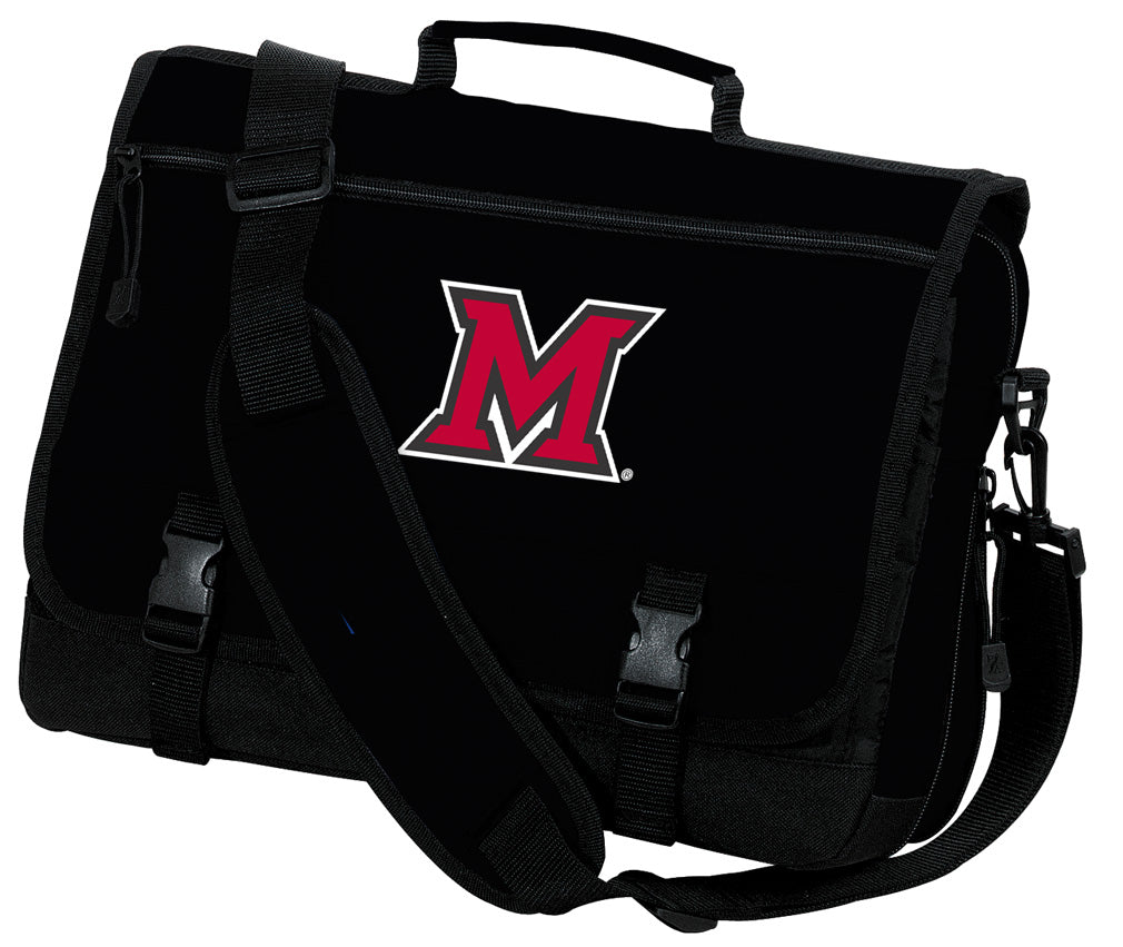 Miami University Laptop Computer Bag Miami of Ohio Messenger Bag Briefcase