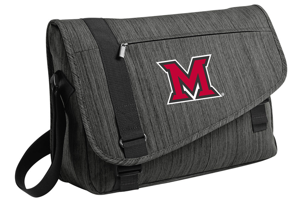 Miami University Laptop Messenger Bag Briefcase or Travel Computer Bag