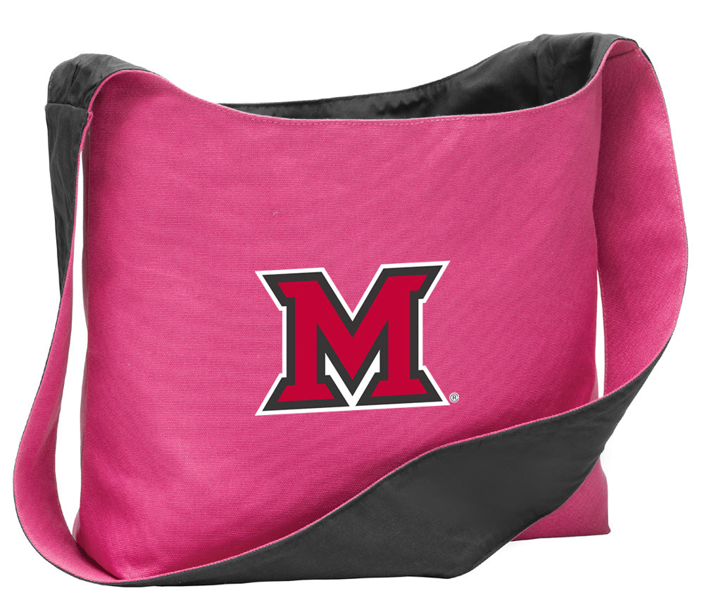 Miami University Cross Body Bag Miami of Ohio Shoulder Tote Bag - Sling Style