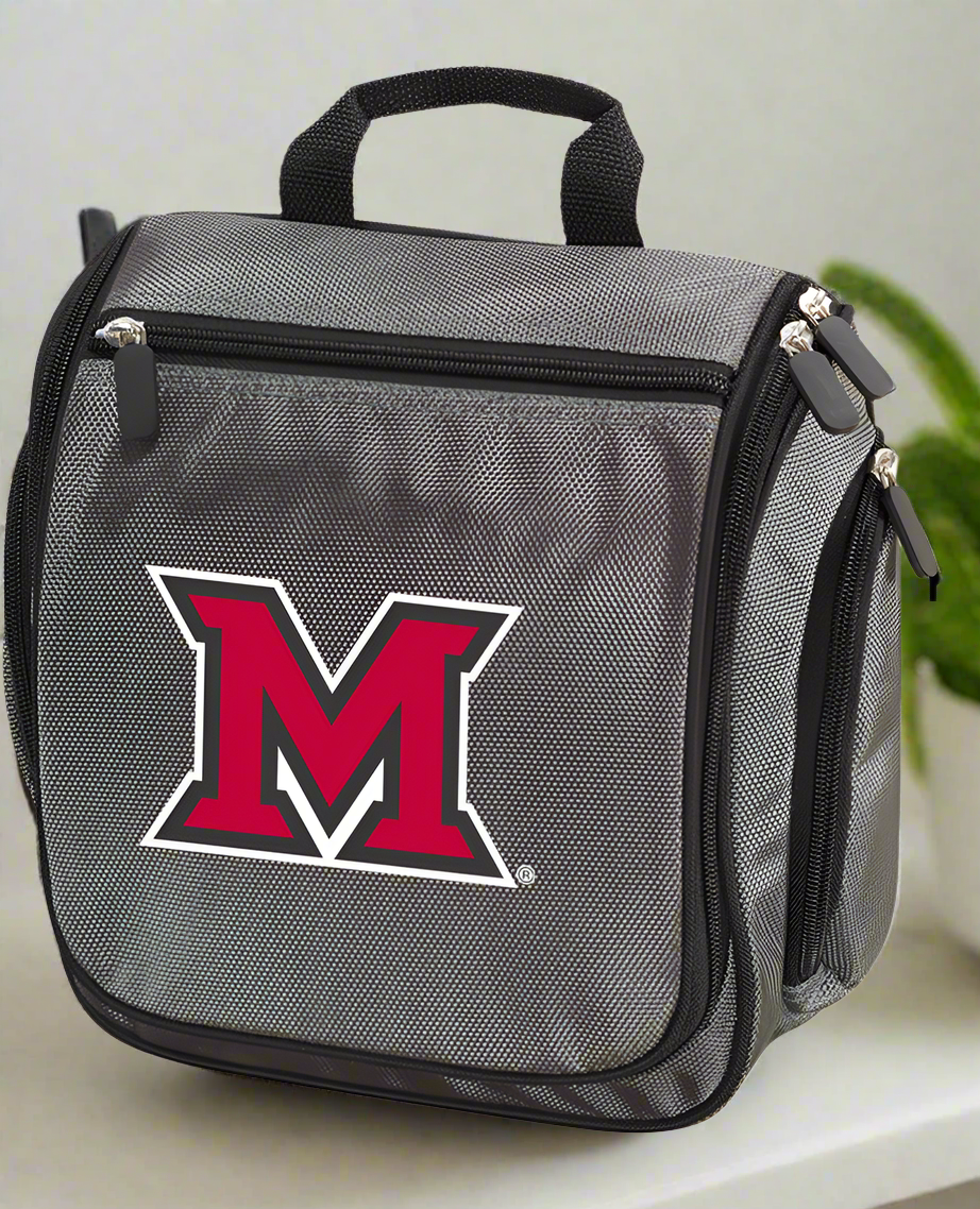 Miami University Toiletry Bag or Mens Miami of Ohio Travel Shaving Kit