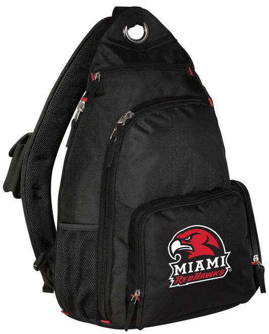 Miami University Sling Backpack Miami University RedHawks Crossbody Bag