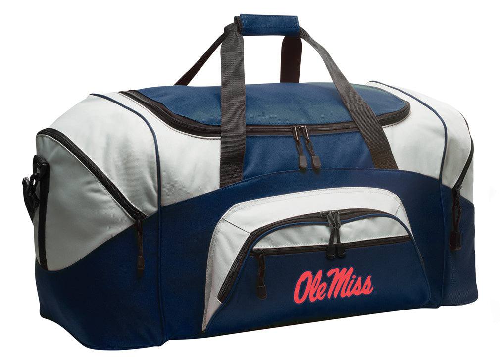 Ole Miss Large Duffel Bag University of Mississippi Suitcase Luggage Bag