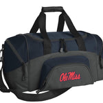 Ole Miss Small Duffel Bag University of Mississippi Carryon Suitcase or Gym Bag