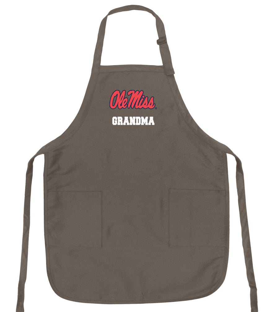 Ole Miss Apron University of Mississippi Apron - Stain Resistant Fabric