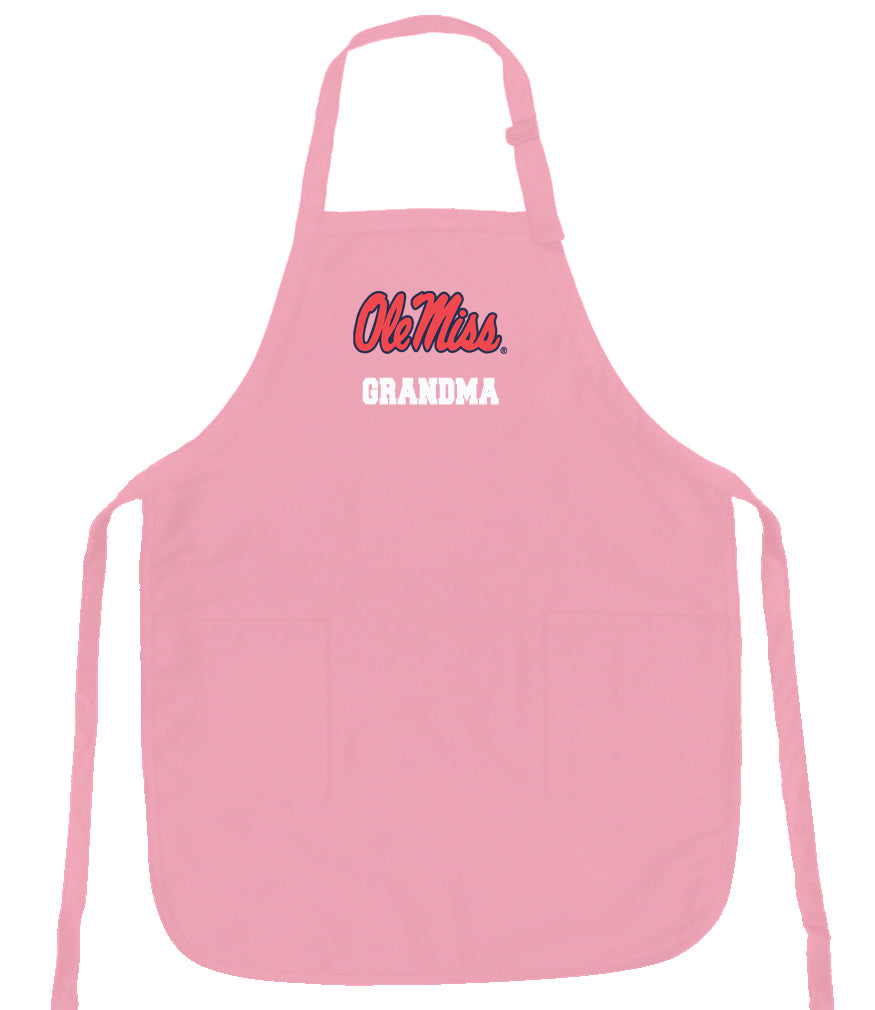 Ole Miss Apron University of Mississippi Apron - Stain Resistant Fabric