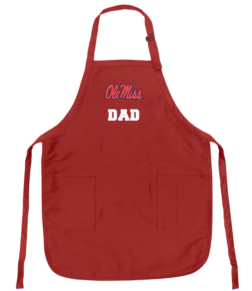 Ole Miss Apron University of Mississippi Apron - Stain Resistant Fabric