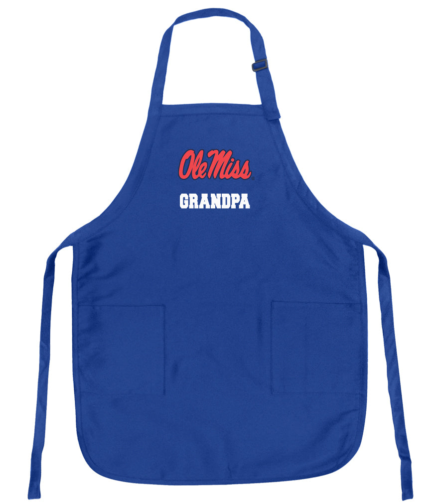 Ole Miss Apron University of Mississippi Apron - Stain Resistant Fabric