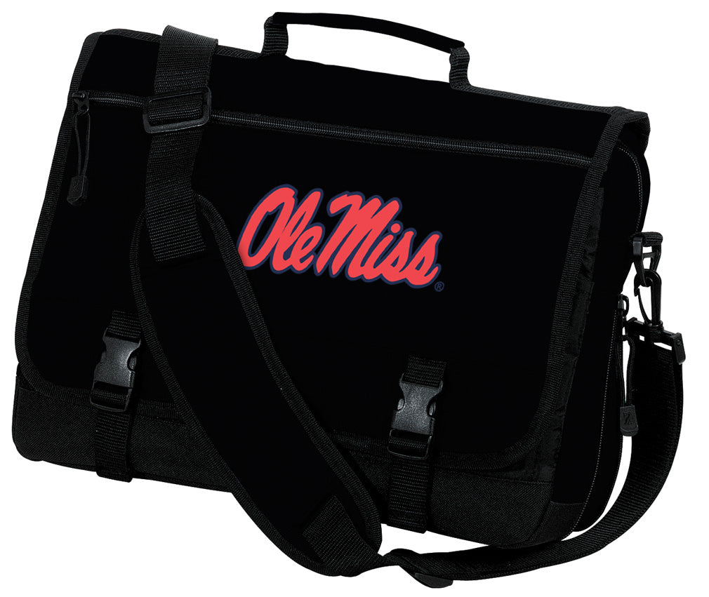 Ole Miss Messenger Bag University of Mississippi Classic Laptop Bag