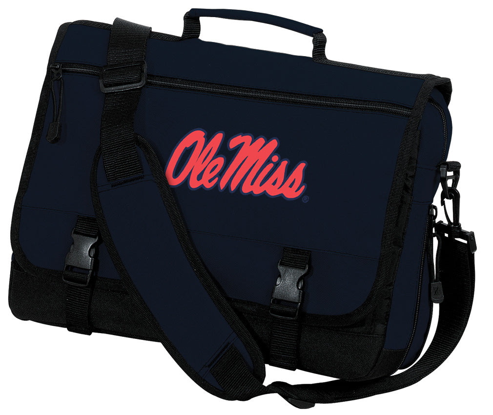 Ole Miss Messenger Bag University of Mississippi Classic Laptop Bag