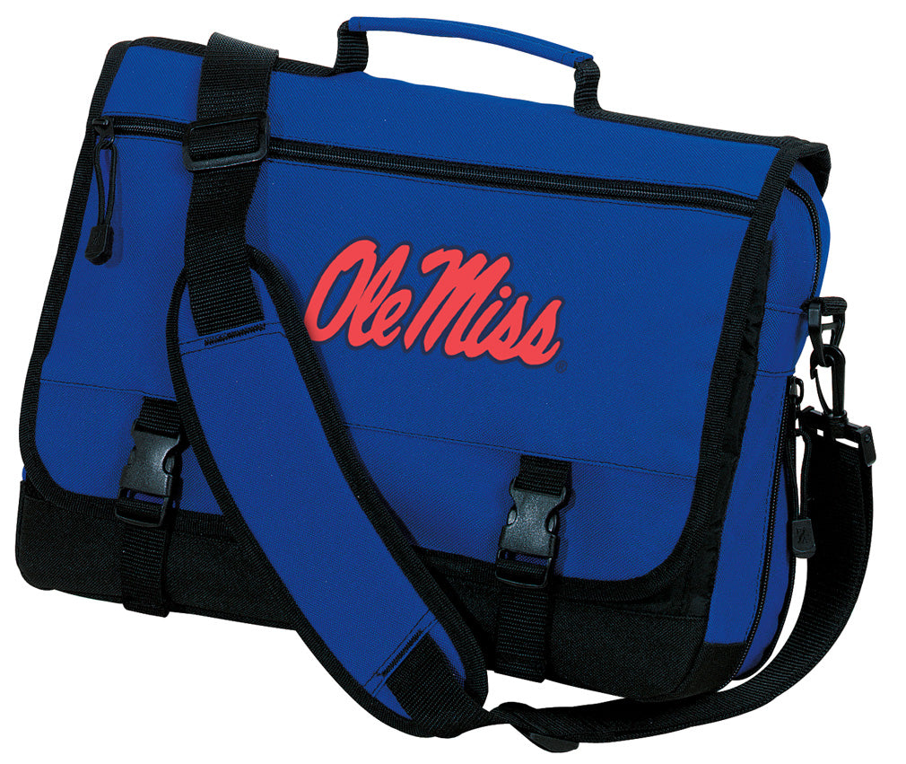 Ole Miss Messenger Bag University of Mississippi Classic Laptop Bag