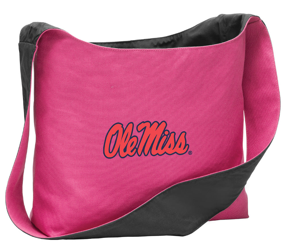 Ole Miss Cross Body Bag University of Mississippi Shoulder Tote Bag - Sling Style