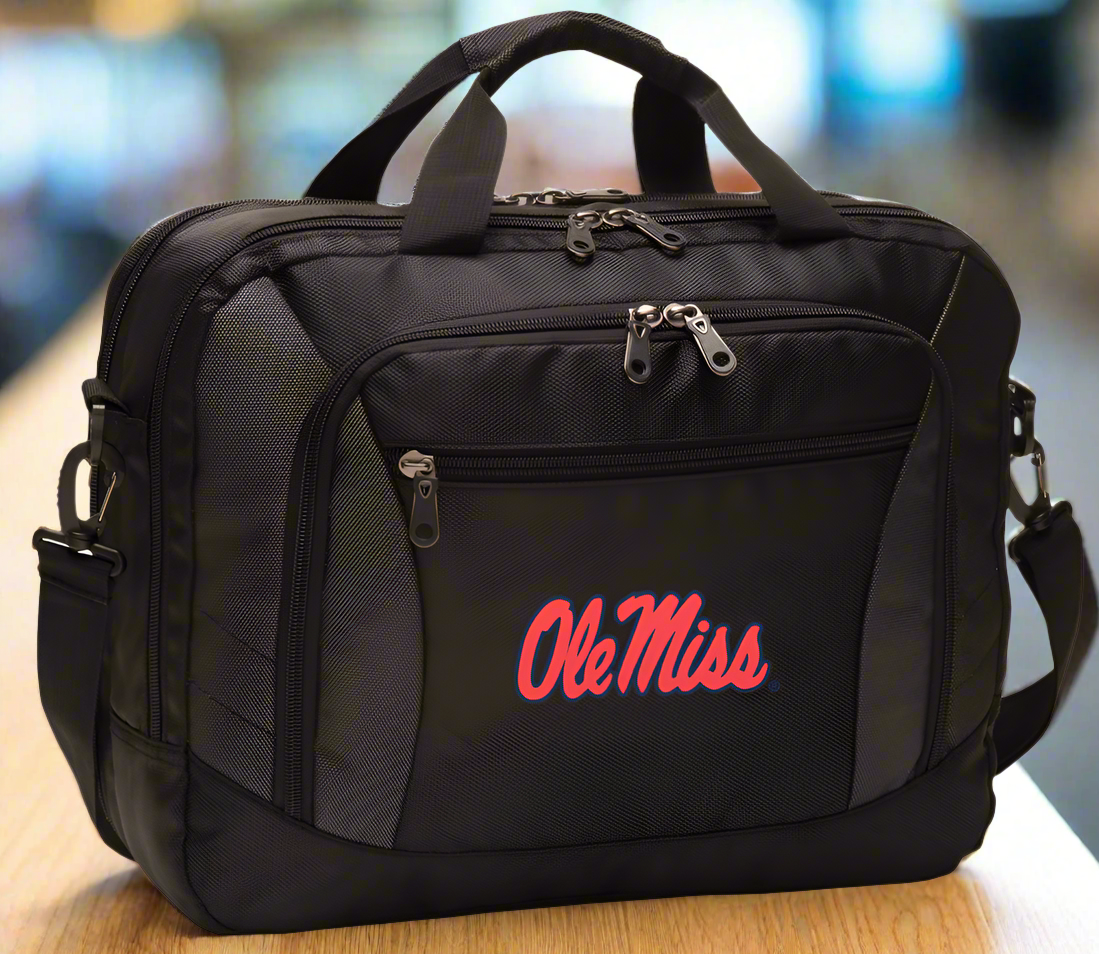 Ole Miss Laptop Computer Bag University of Mississippi Briefcase