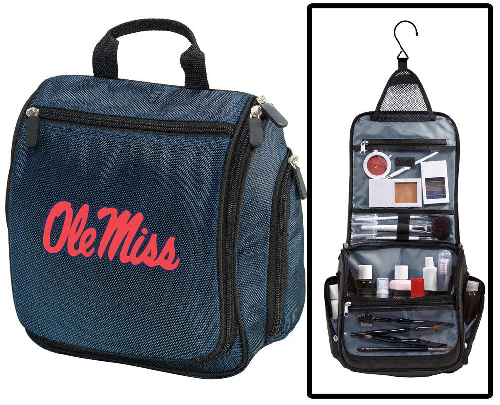 Ole Miss Toiletry Bag or Mens University of Mississippi Travel Shaving Kit