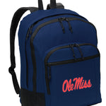 Ole Miss Backpack University of Mississippi Medium Classic Style Backpack