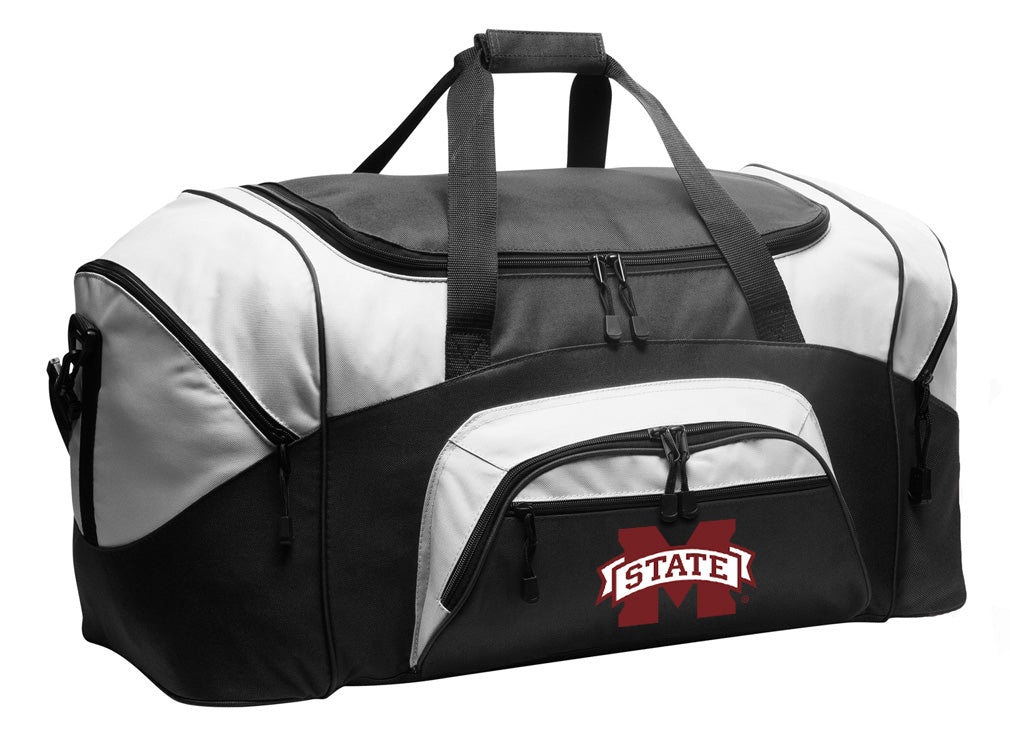 Mississippi State Large Duffel Bag Mississippi State Bulldogs Suitcase Luggage Bag