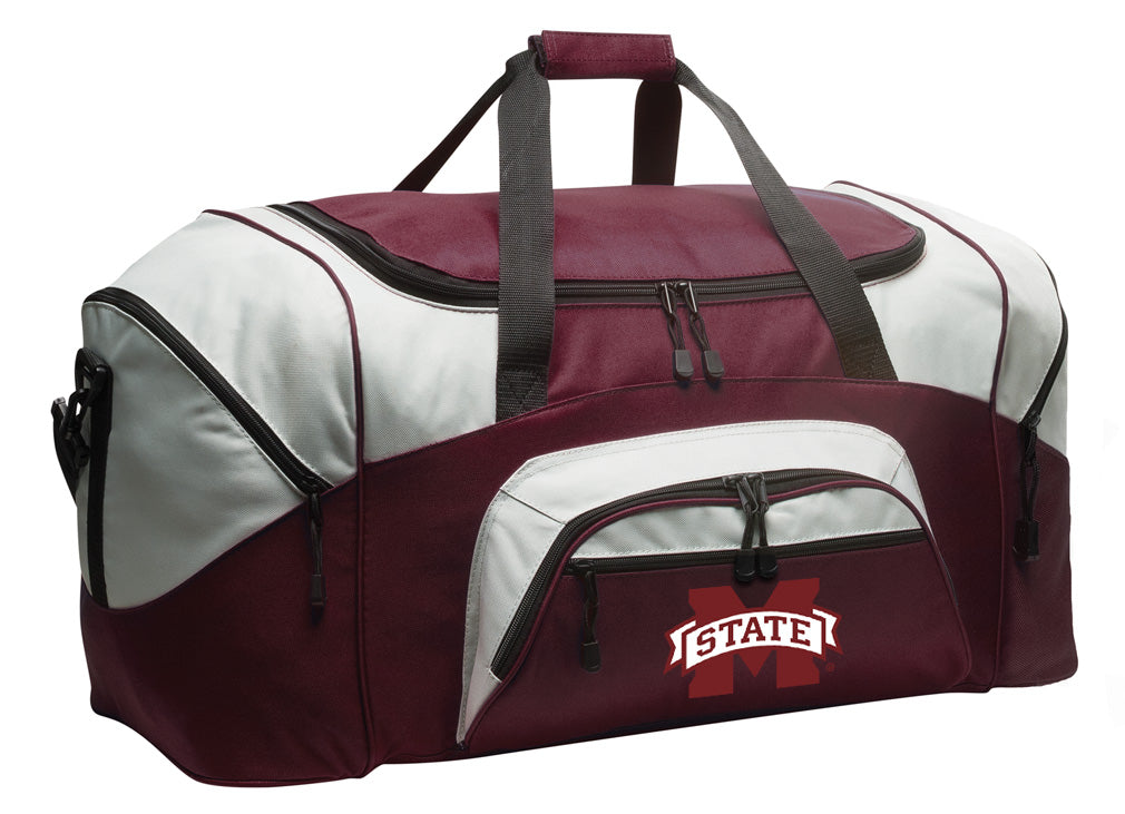 Mississippi State Large Duffel Bag Mississippi State Bulldogs Suitcase Luggage Bag