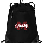 Mississippi State Drawstring Backpack Mississippi State Bulldogs Cinch Pack - Mesh & Microfiber