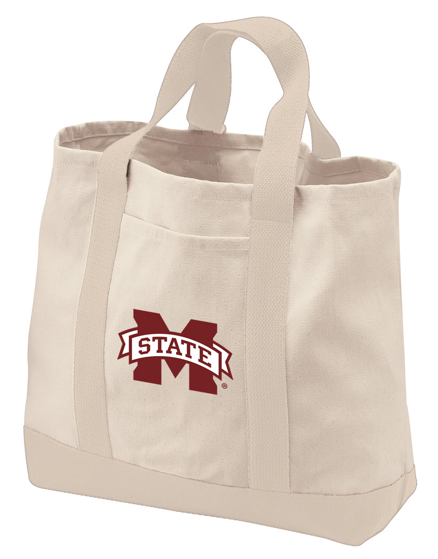 Mississippi State Canvas Tote Bag Mississippi State Bulldogs Classic Tote