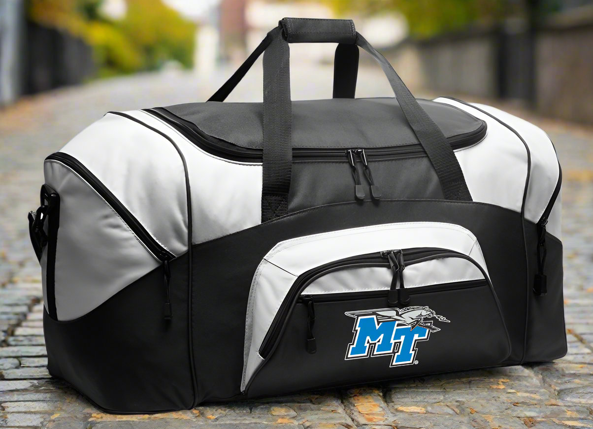 Middle Tennessee Large Duffel Bag MTSU Suitcase Luggage Bag