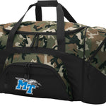 Middle Tennessee Large Camo Duffel Bag MTSU Suitcase or Sports Gear Bag