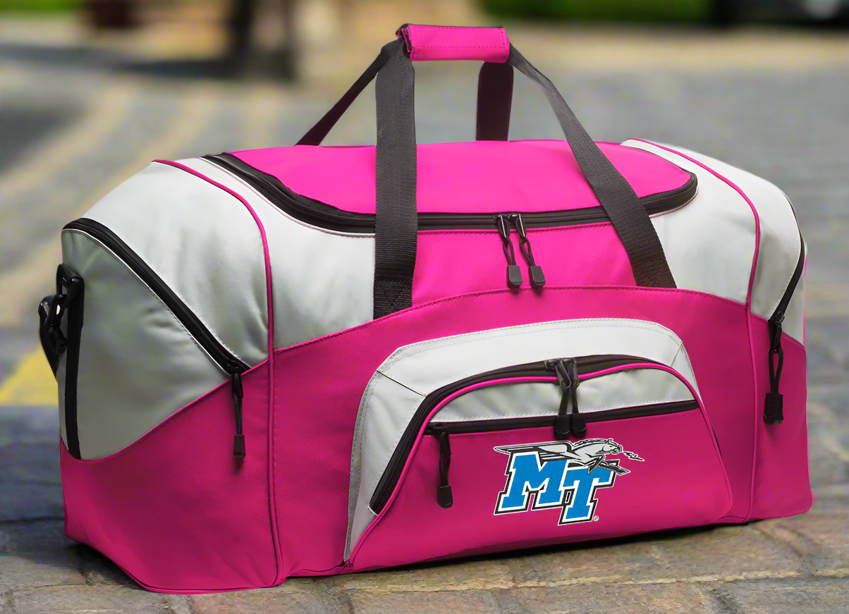 Middle Tennessee Large Duffel Bag MTSU Suitcase Luggage Bag