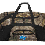 Middle Tennessee Camo Large Duffel Bag MTSU Suitcase Travel Bag or Sports Gear Bag