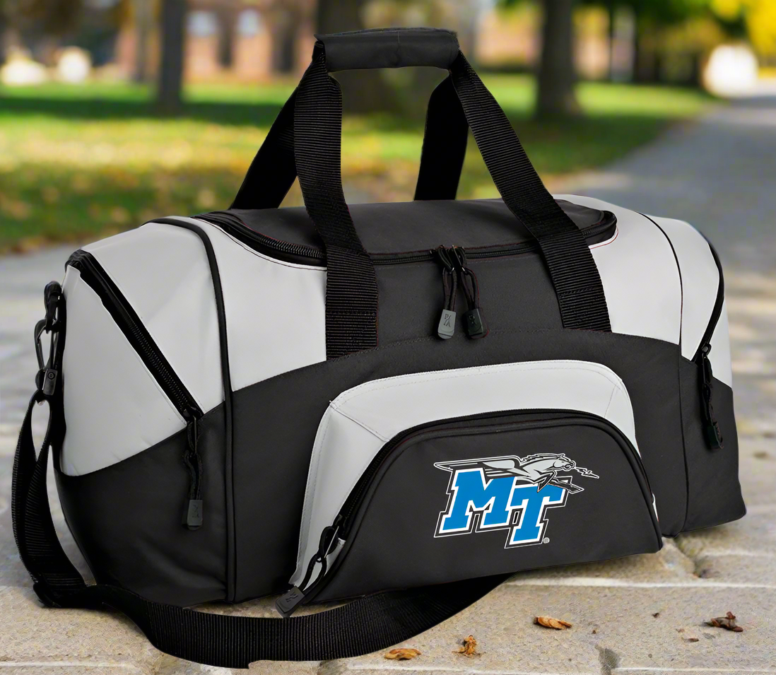 Middle Tennessee Small Duffel Bag MTSU Carryon Suitcase or Gym Bag