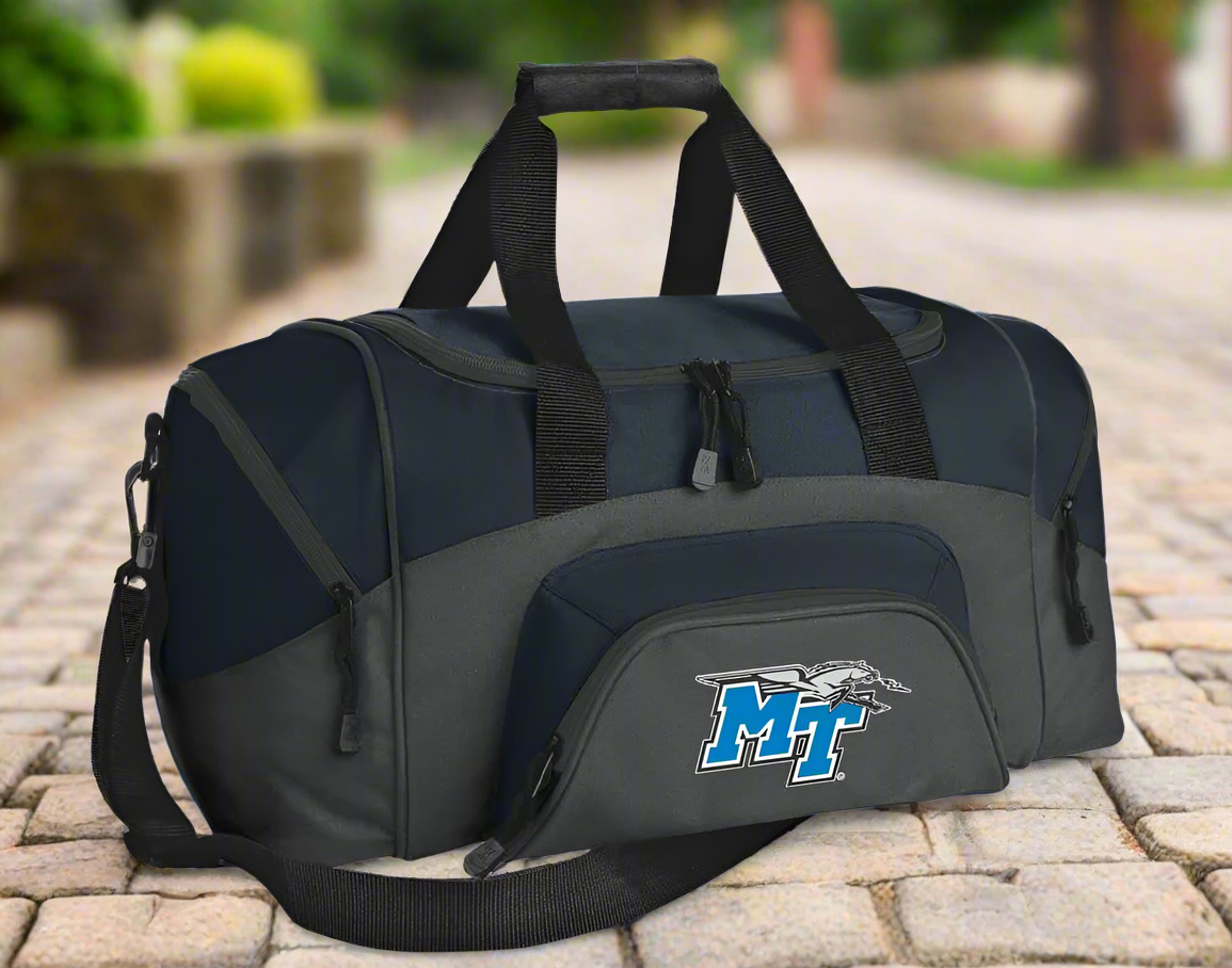 Middle Tennessee Small Duffel Bag MTSU Carryon Suitcase or Gym Bag