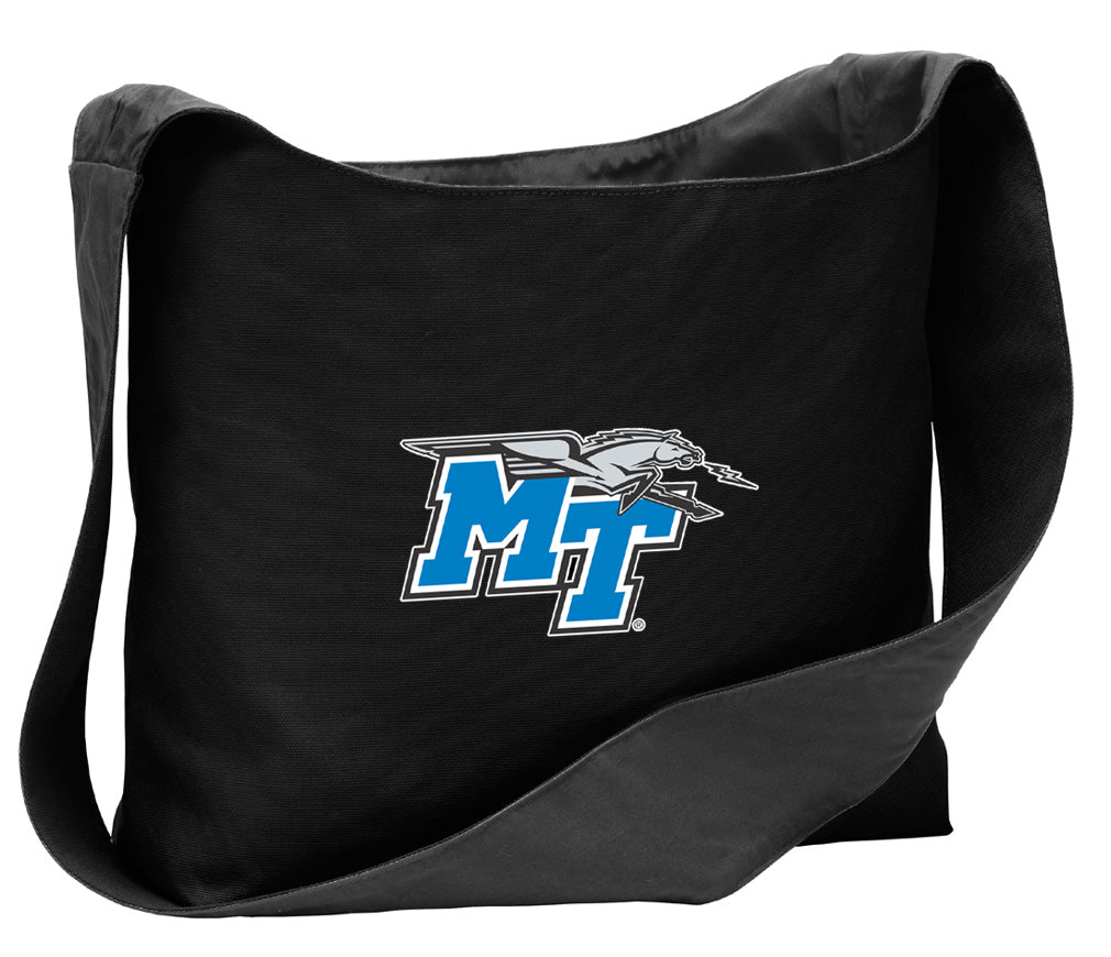 Middle Tennessee Cross Body Bag MTSU Shoulder Tote Bag - Sling Style