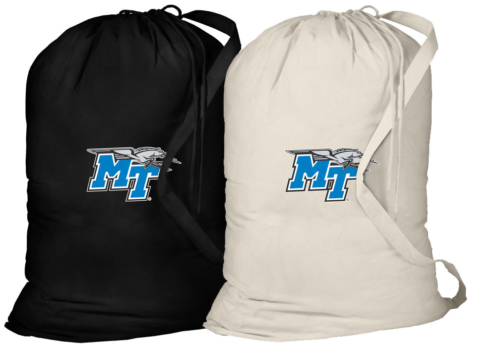 Middle Tennessee Laundry Bags 2 PC Set MTSU Clothes Bags