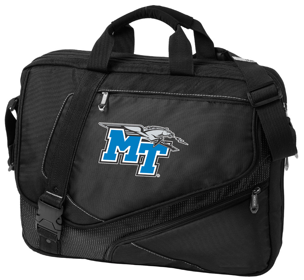 Middle Tennessee Laptop Bag MTSU Messenger Travel Bag