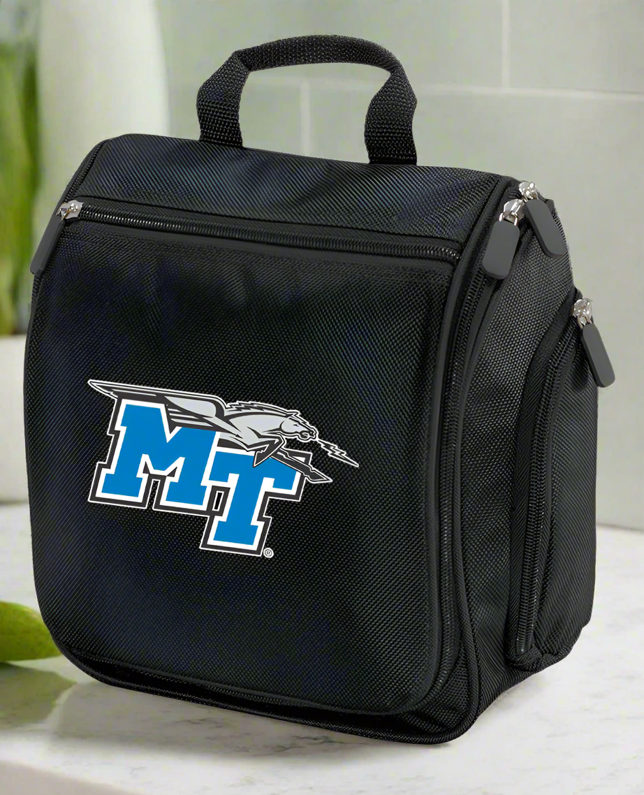 Middle Tennessee Toiletry Bag or Mens MTSU Travel Shaving Kit