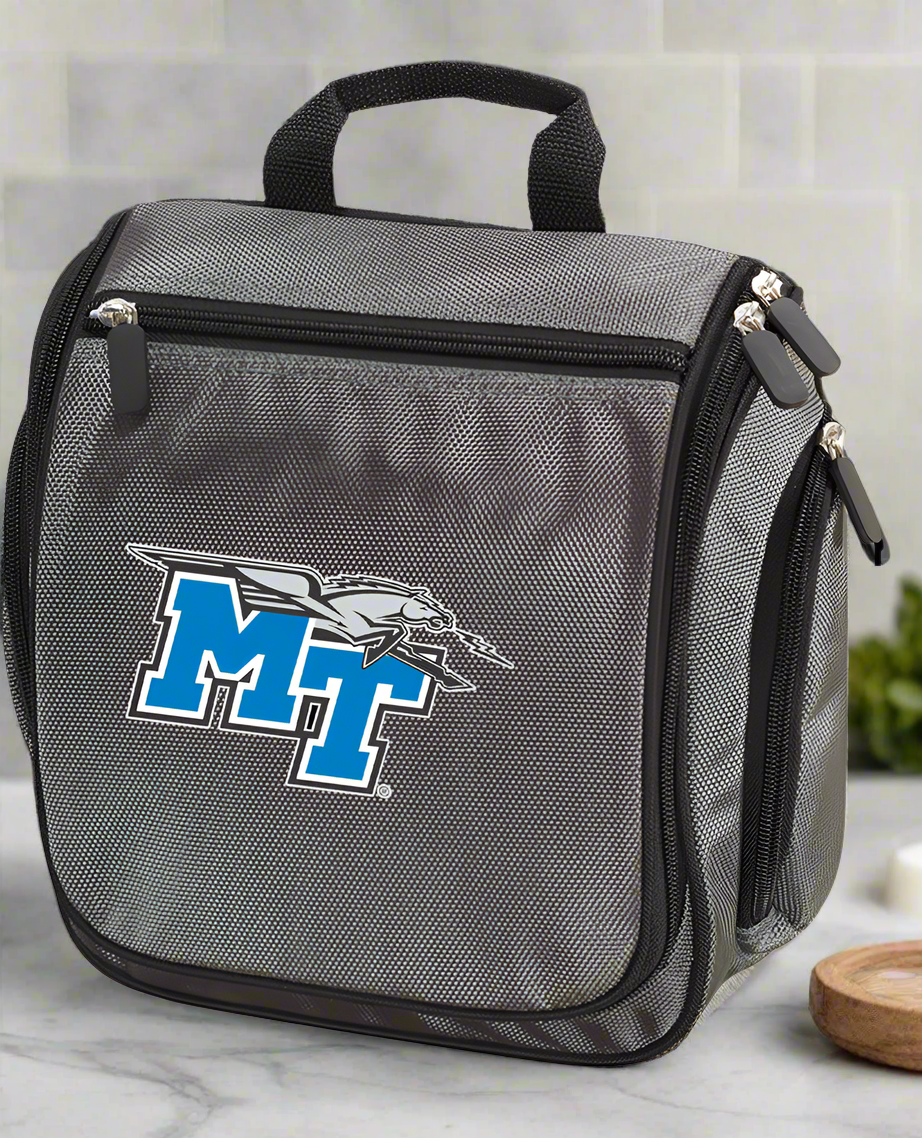 Middle Tennessee Toiletry Bag or Mens MTSU Travel Shaving Kit