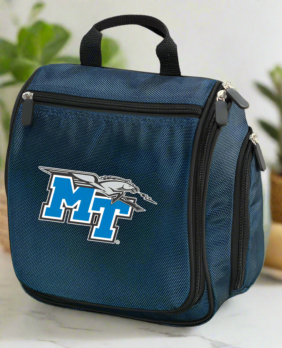 Middle Tennessee Toiletry Bag or Mens MTSU Travel Shaving Kit