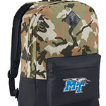 Middle Tennessee Camo Backpack MTSU Medium Classic Style Backpack