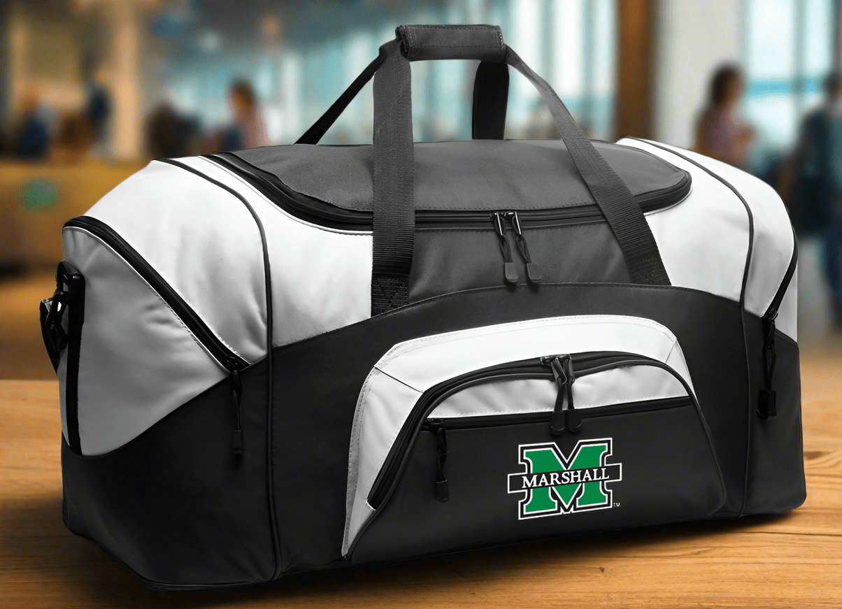 Marshall University Large Duffel Bag MU Herd Suitcase Luggage Bag