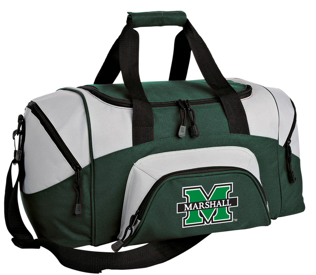 Marshall University Small Duffel Bag MU Herd Carryon Suitcase or Gym Bag