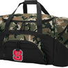 NC State Large Camo Duffel Bag Wolfpack Suitcase or Sports Gear Bag