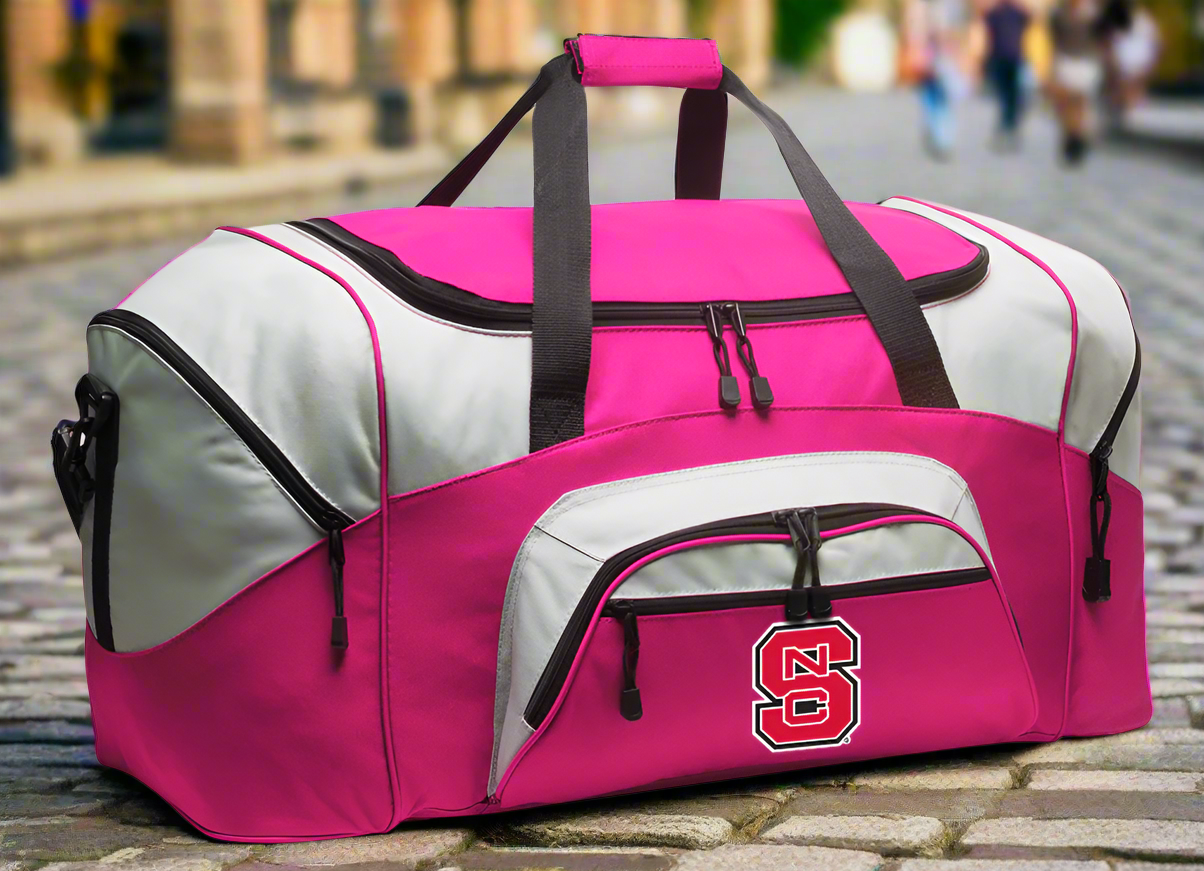 NC State Large Duffel Bag Suitcase Luggage Bag