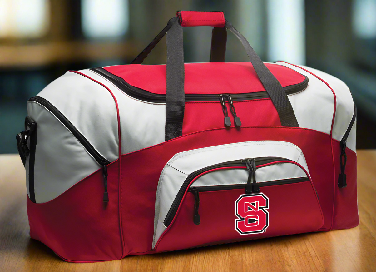 NC State Large Duffel Bag Suitcase Luggage Bag